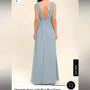 chinese dress ladies La Lune Strapless Ruched Bodice Maxi Dress | Iceberg Blue | Dresses main image 0